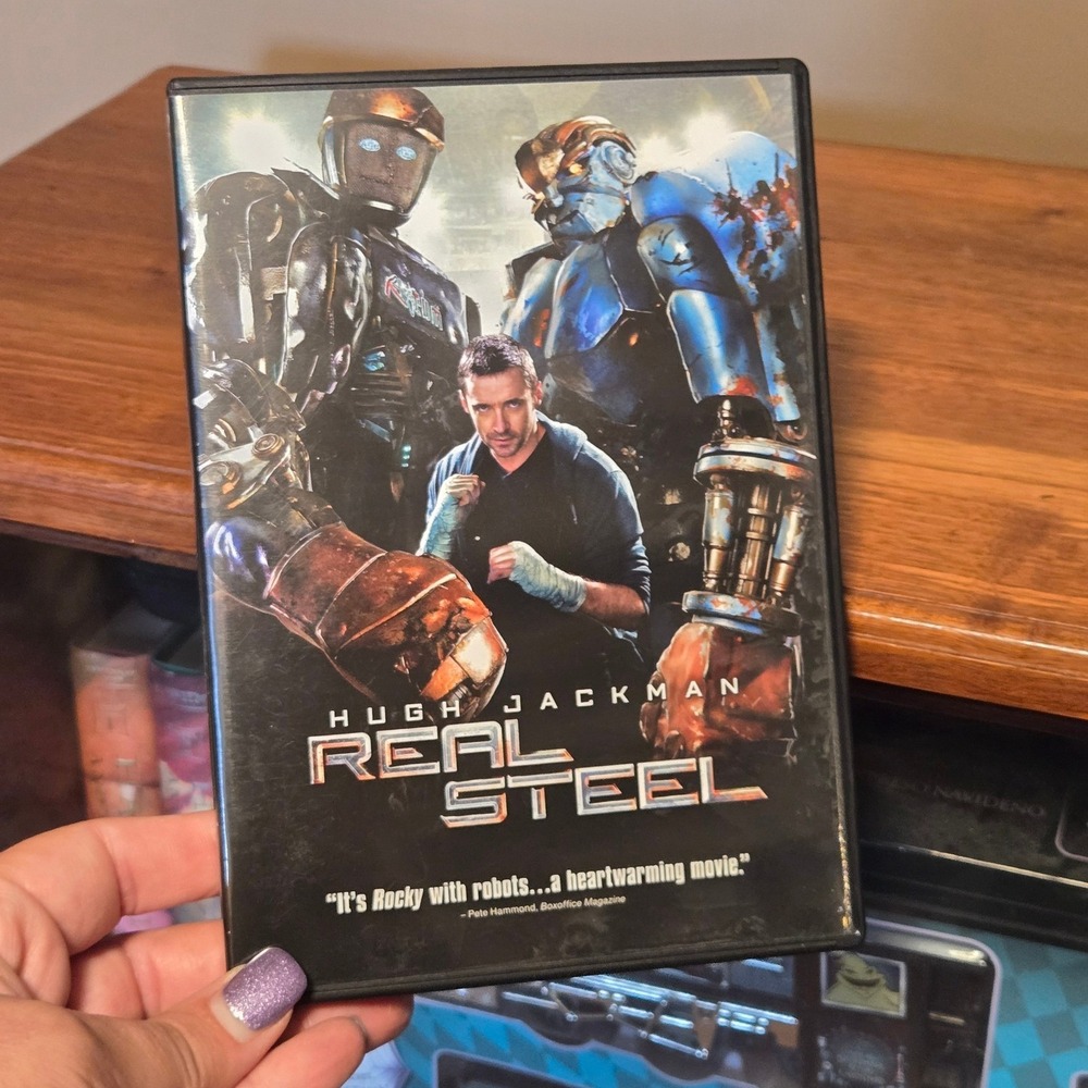 Real Steel DVD Hugh Jackman Sci-Fi Action Movie 2012 Widescreen Bonus Features